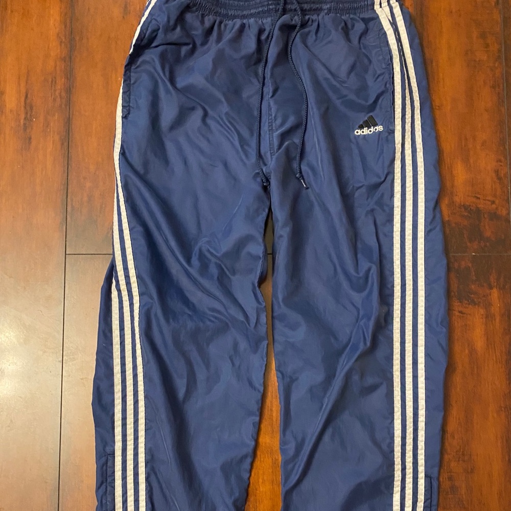 Size XL vintage adidas track pants
